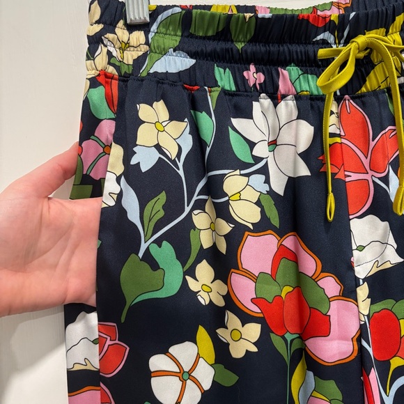 EUC Kate Spade Bed Twill Floral Pants - Picture 7 of 8